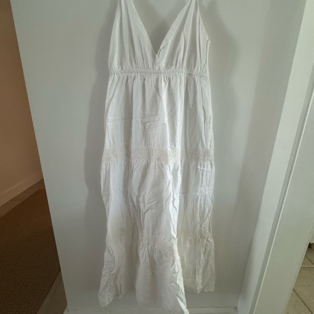 Elegant White Maxi Dress. Never worn, tags removed.
